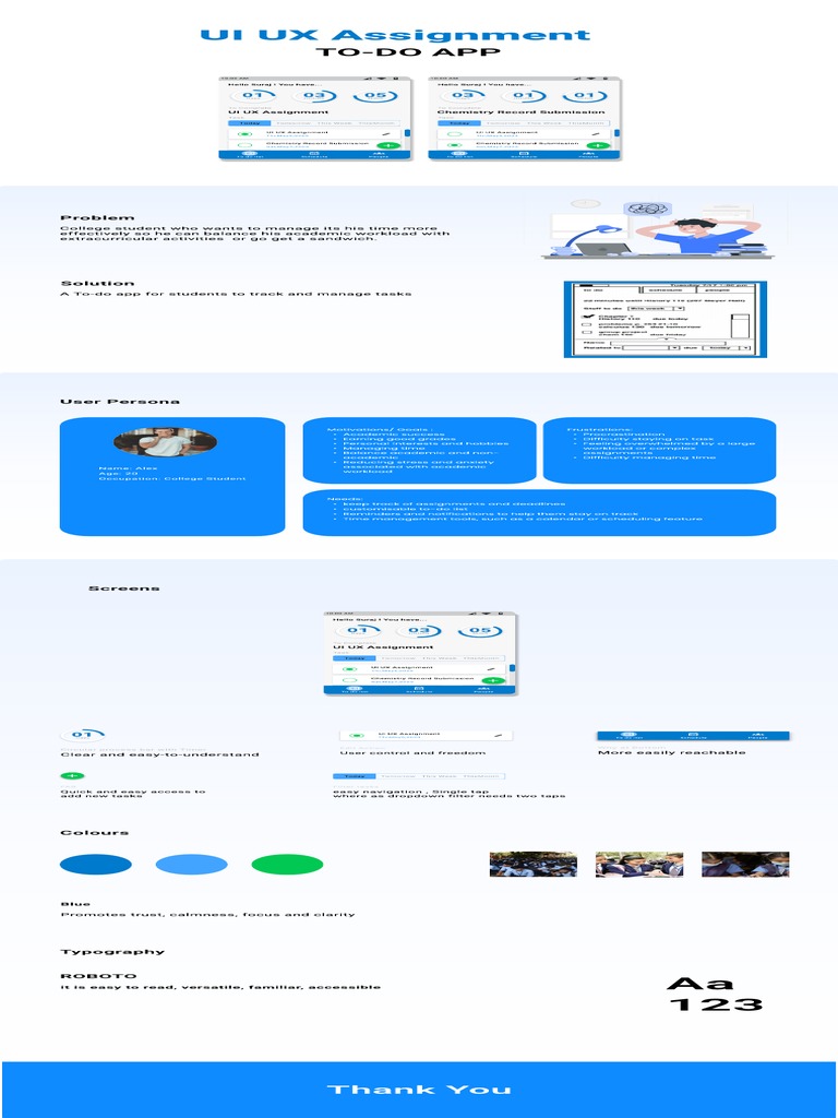 UI UX Assignment | PDF | Time Management | Professional Skills image.
