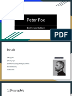 Peter Fox Präsentation