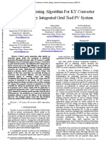 Machine Learning Algorithm For KY Converter Based Battery Integrated Grid Tied PV System