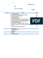 Presupuesto LOSA VEREDA E0.15