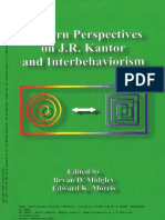 Modern Perspectives On JR Kantor and Interbehaviorism (Midgley & Morris, 2006)