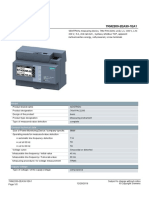 Data Sheet For Power Meter PAC2200