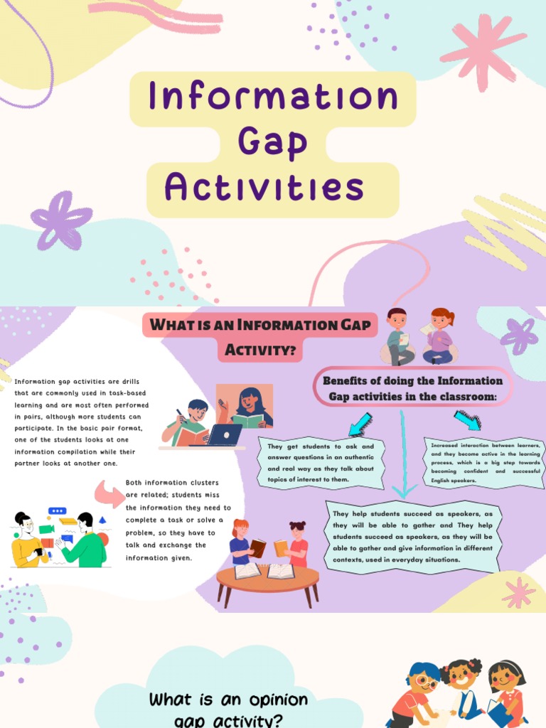 Infromation Gap Activities | PDF | Learning | Information