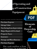 Owning & Operating of Equipment