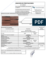 Declaracion Prestaciones Ladrillo Manual Rojo Ingles LasLosas