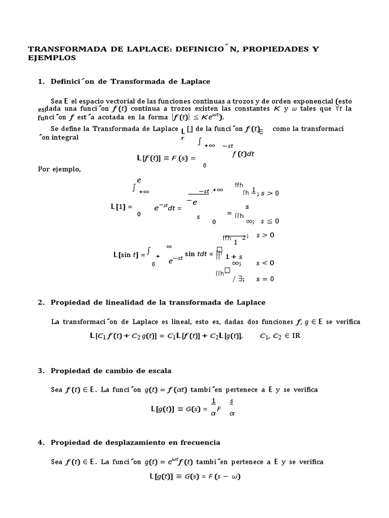 Resumen Laplace PDF