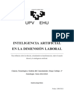 Inteligencia Artificial en La Dimensión Laboral