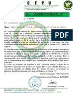 Note de Service 002-02 - 23 - CN - MCFPU Frais D'adhésion Et Cotisation