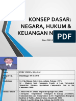 Kuliah - 1 - Konsep Dasar - Negara - Hukum - Keuangan