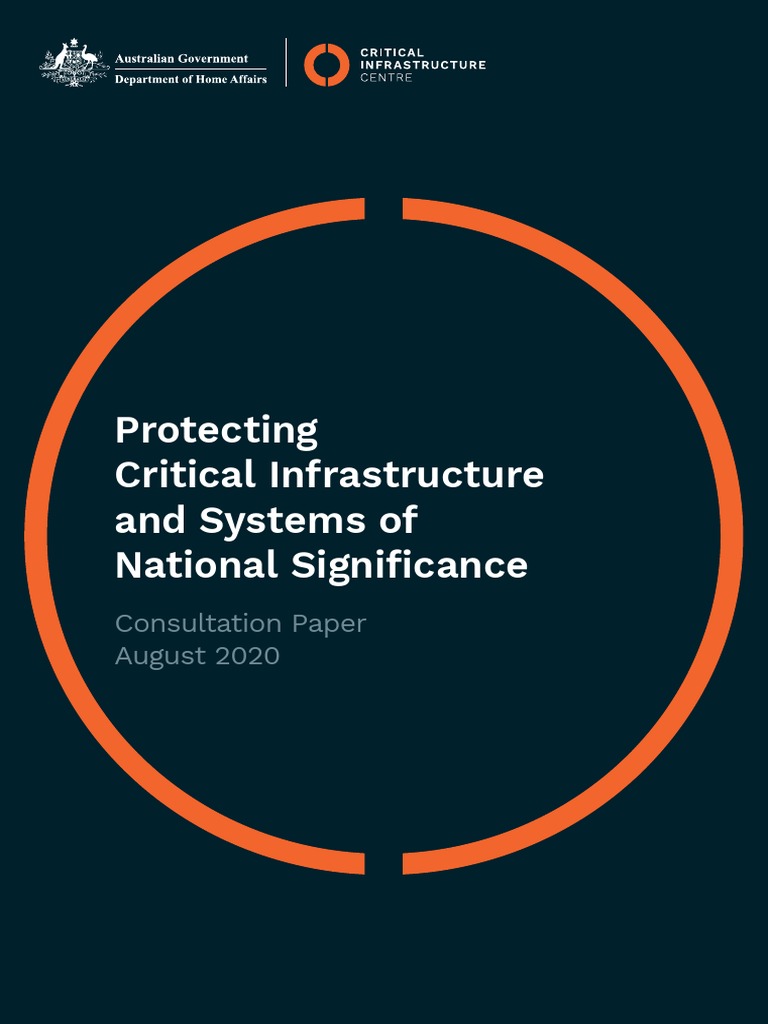 Protecting Critical Infrastructure Australia Pdf Information