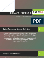 Todays (Digital) Forensic