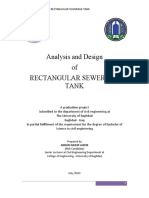 Analysis and Design of Rectangular Sewerage Tank - 2023