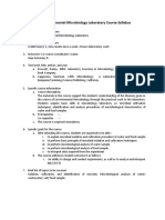 Environmental Microbiology Laboratory Course Syllabus