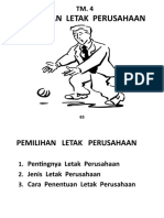 TM 4 Pemilihan Letak Perusahaan