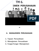 TM 6 Mnjm. Perusahaan