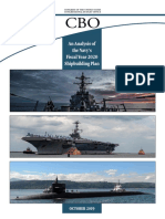 CBO Navys FY20 Shipbuilding Plan