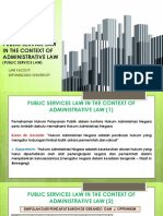 3rd Meeting Public Services Law-Regular (Public Services Law in The Context of Adm. Law)
