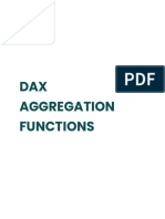 Dax Aggregation Functions