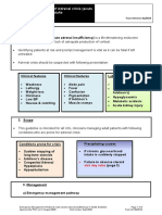 Emergency Management of Adrenal Crisis (Acute Adrenal Insufficiency) in Adults UHL Guideline