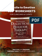 DBT Opposite To Emotion Worksheets