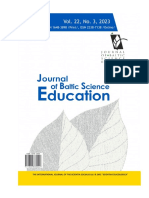 Journal of Baltic Science Education, Vol. 22, No. 3, 2023