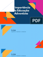 A Importância Da Educação Adventista