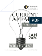 Current Affairs - January 2020 (Karma Academy)