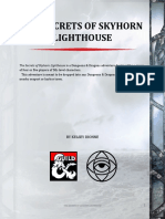 D&D 5e The Secrets of Skyhorn Lighthouse