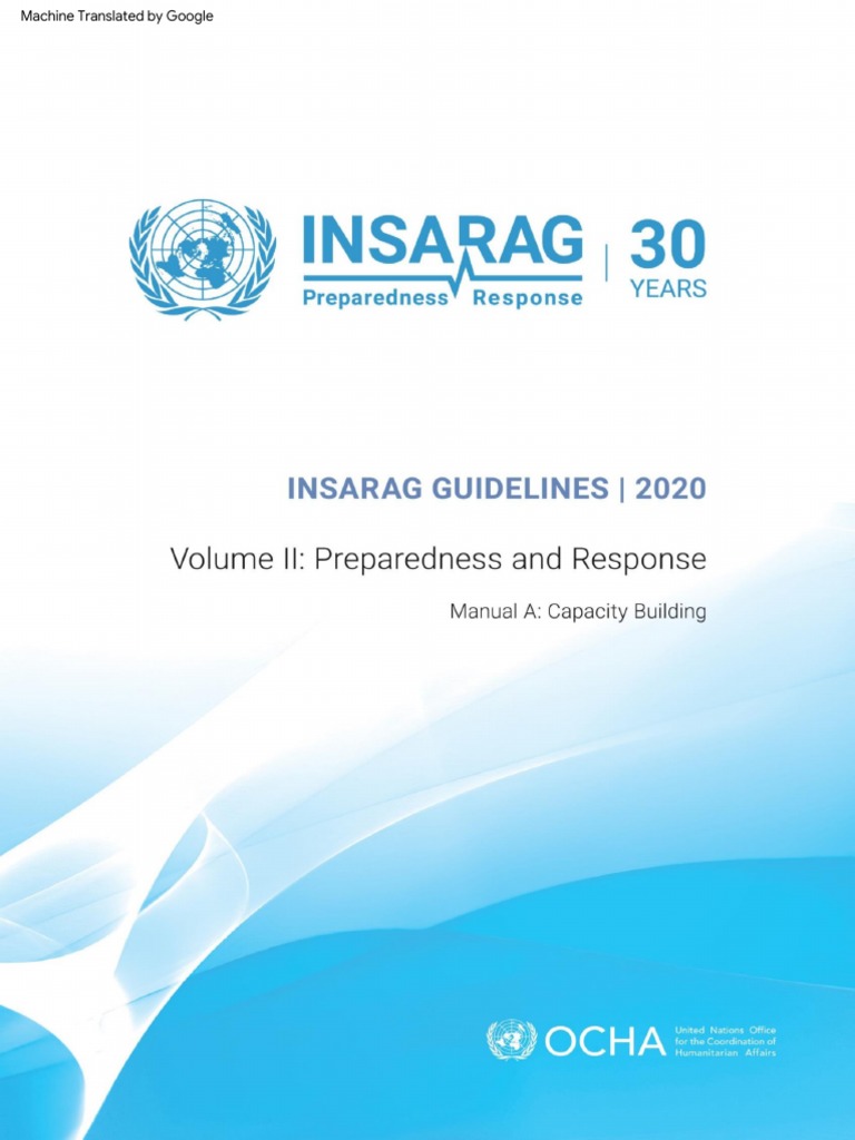 Insarag 2a Port | Download grátis PDF | Resgate | Desenvolvimento ...