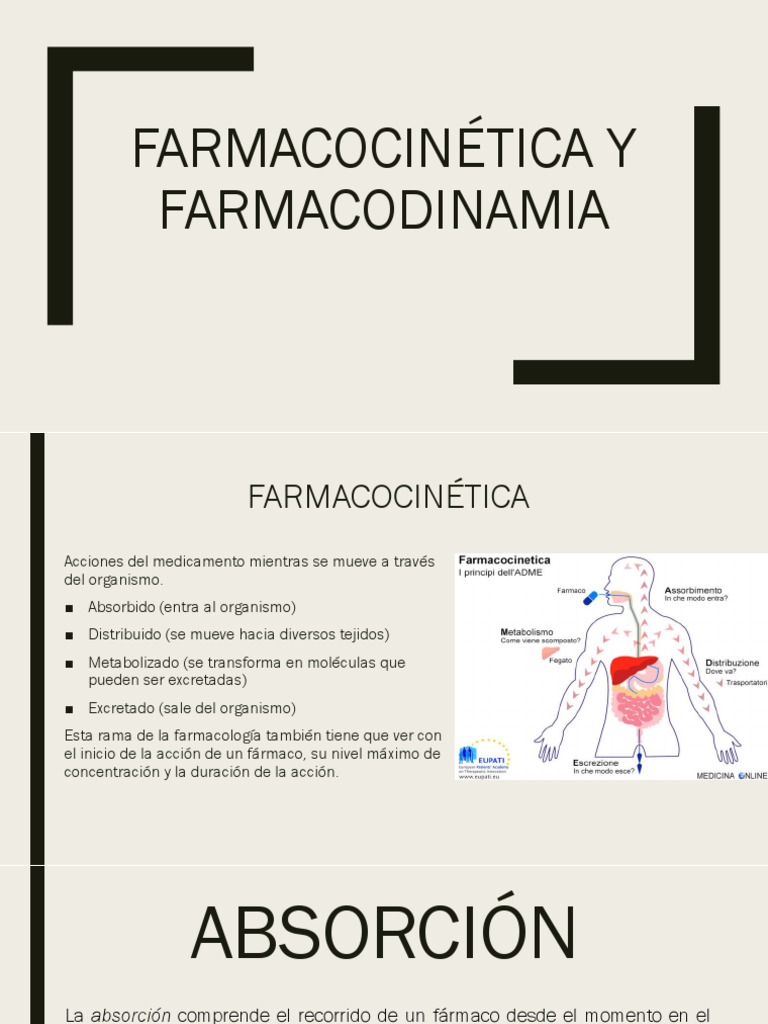 Farmacocinética Y Farmacodinámia Pdf