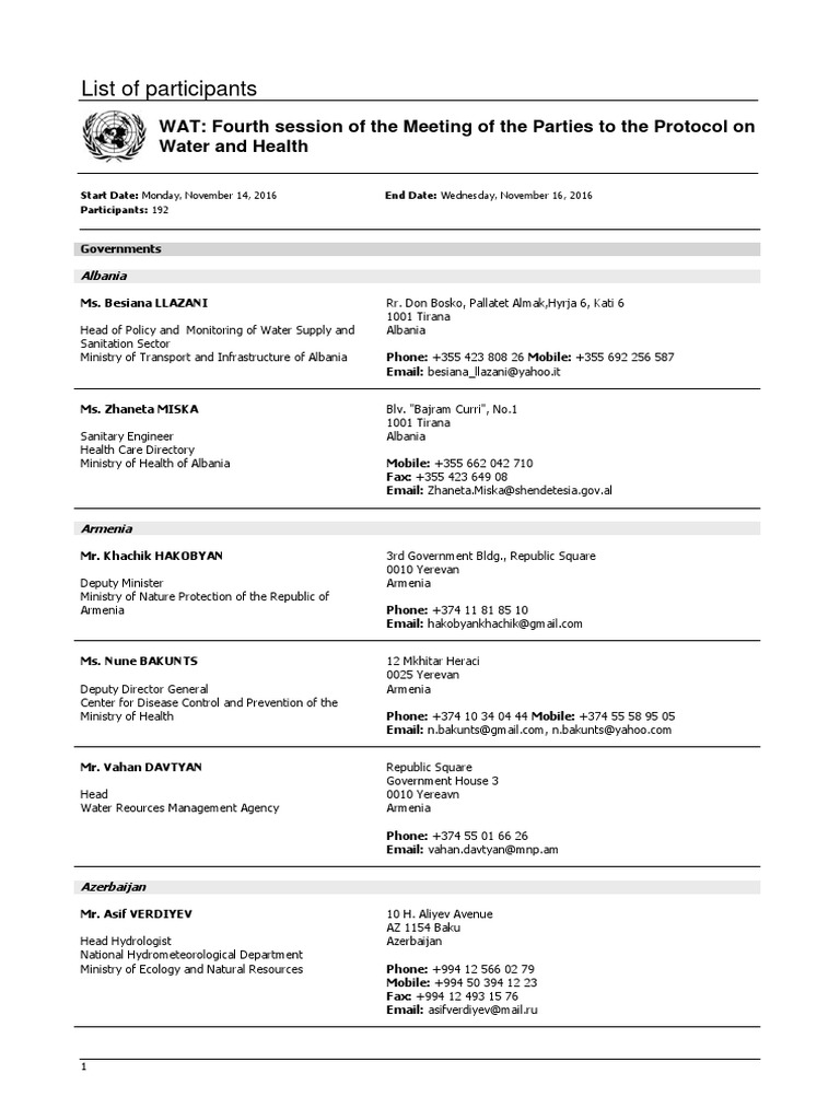 LoP As of 17.11 | PDF | Finland | Lithuania