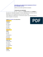 Sinónimos Prueba Ejercicios de Habilidad Aptitud y Razonamiento Verbal Sinonimia Lexical PDF