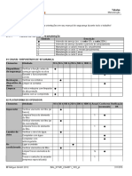 TABELA DE MANUTENÇÃO WR240