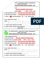 Label Maklumat Soalan PBD Akhir Tahun 2018