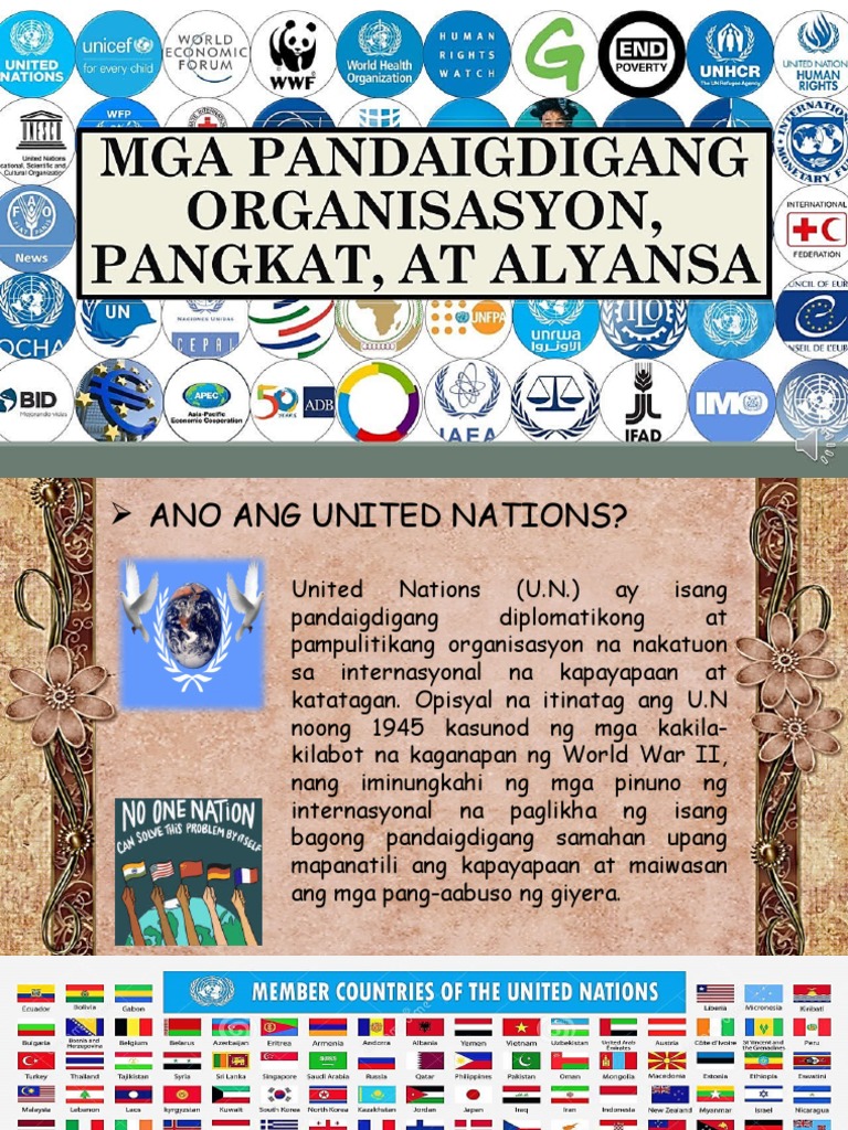 Pandaigdigang Samahan | PDF