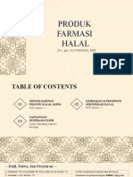 Materi Produk Farmasi Halal (Sistem Jaminan Produk Halal)
