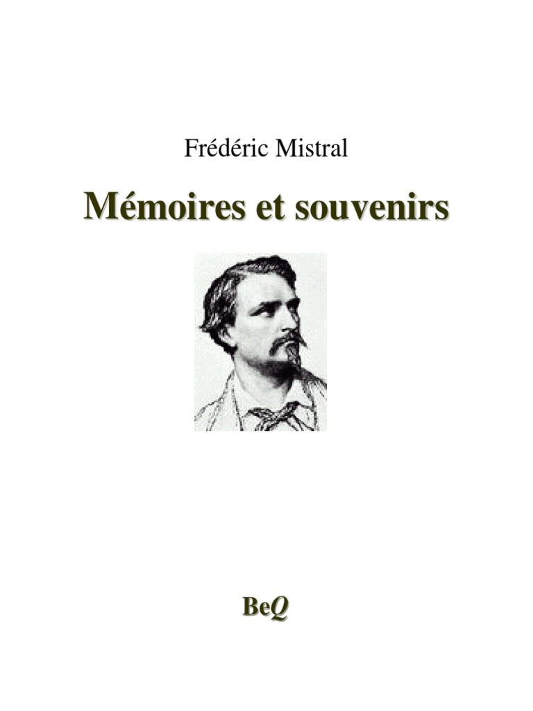 Mmoires de Frdric Mistral | PDF