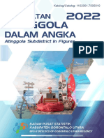 Kecamatan Atinggola Dalam Angka 2022