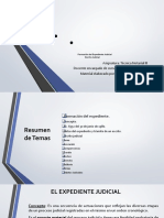 Formacion de Expedidente Judicial y Escrito Judicial 2021