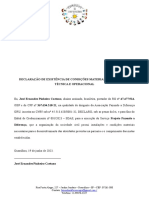 DECLARAÇÃO Banco de Alimentos