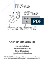 Book - American Sign Language