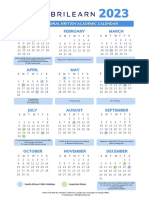 CambriLearn British Curriculum Term Calendar