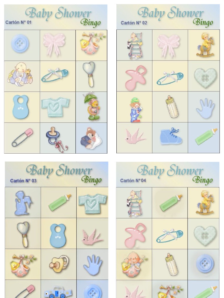 Lotería Baby Shower | PDF