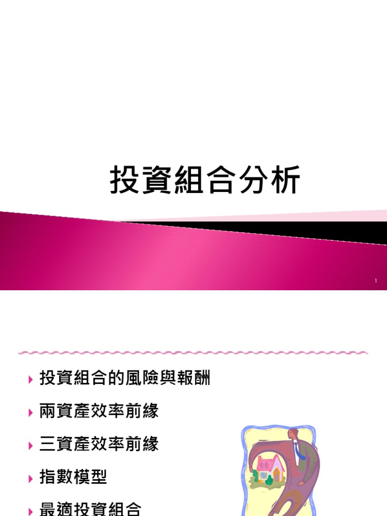 1投資組合分析| PDF