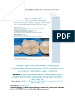 Conceptos y Procedimientos Basados en Evidencia para Incrustaciones y Restauraciones Unidos. Parte III Una Serie de Casos Con Resultados Clínicos A Largo Plazo y Seguimiento 3 PDF