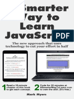 A Smarter Way To Learn JavaScript The New Approach That Uses Technology To Cut Your Effort in Half by Myers, Mark