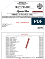 MODELO DE CERTIFICADO 2º Etapa