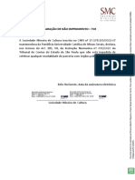 473595.1 - Declaração de Não Impedimento TCE PUC Minas X Mun. São João Da Boa Vista-VersaoImpressao