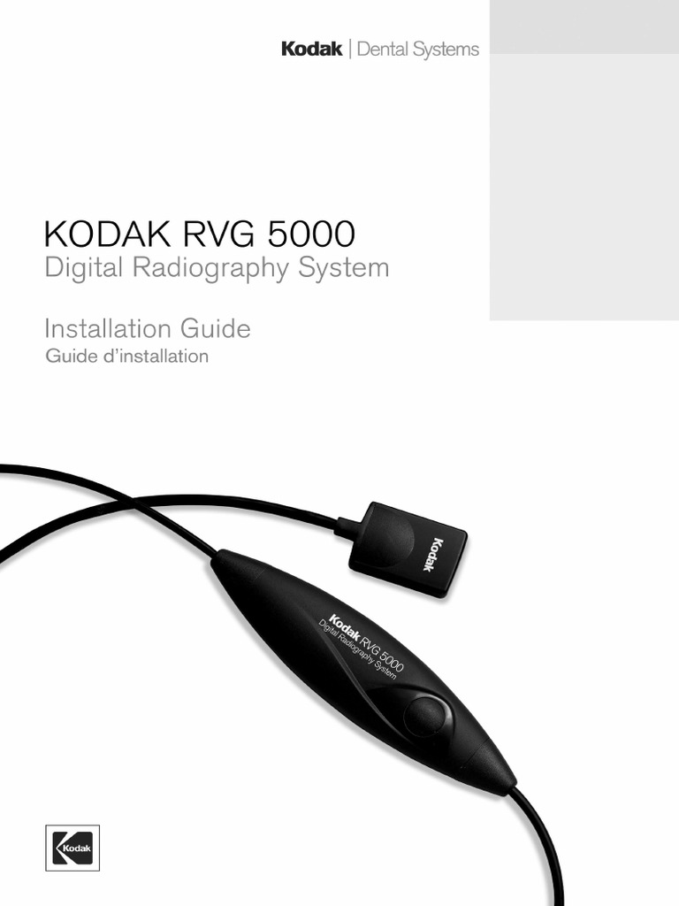 Kodak RVG 5000 Installation Guide | PDF | Usb | Ac Power Plugs And Sockets