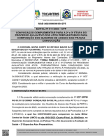Edital #011-2023 - CPP - Convocação Complementar Da 2 e 3 Etapa Dos Atos Preparatórios para As Promoções Das Praças